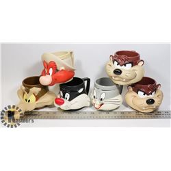 1992 KFC PROMOTIONAL LOONEY TUNES MISC. MUGS