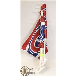 4 NEW MONTREAL CANADIANS CAR FLAG