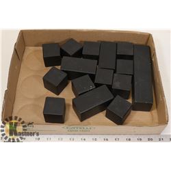 BOX OF COMMERCIAL DISPLAY BLOCKS