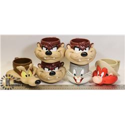 1992 KFC PROMOTIONAL LOONEY TUNES MISC. MUGS