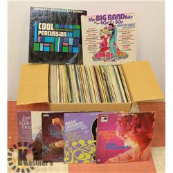 BOX OF ASSORTED RECORDS