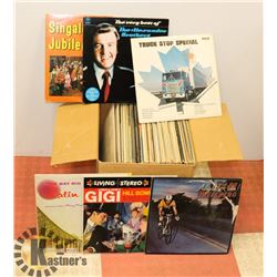 BOX OF ASSORTED RECORDS