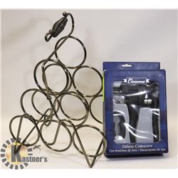 6 BOTTLE WINE BOTTLE HOLDER SOLD WITH DELUXE
