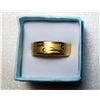 Image 1 : 7)   GOLD TONE STAINLESS STEEL BAND