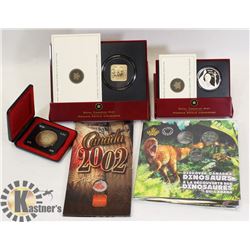 LOT OF ASST ROYAL CANADIAN MINT SILVER COINS &