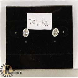 #49-IOLITE STUD EARRINGS