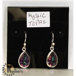 #55-MYSTIC TOPAZ DANGLING EARRINGS