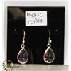 Image 1 : #55-MYSTIC TOPAZ DANGLING EARRINGS