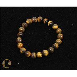 #83-TIGER EYE BEAD BRACELET 8mm/7.5"
