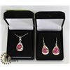 Image 1 : KASHMIRI RUBY NECKLACE AND EARRINGS SET