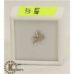GENUINE DIAMONDS APPROXIMATELY 0.50