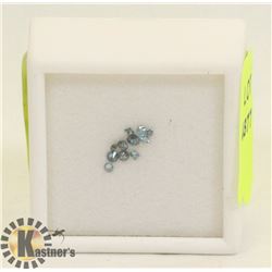 BLUE DIAMONDS APPROXIMATELY 0.25 CARATS