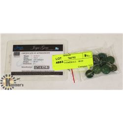 ENHANCED EMERALDS 88.05 CARATS