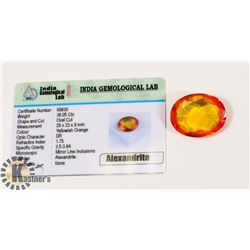 ALEXANDRITE GEM 38.05 CARATS