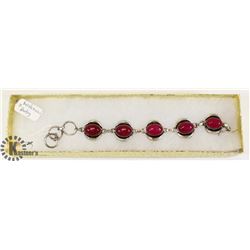KASHMIRI RUBY GEMSTONE BRACELET