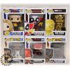 Image 1 : LOT OF 6 ASSORTED FUNKO POP VINYL FIGURES.