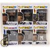Image 1 : LOT OF 6 ASSORTED FUNKO POP VINYL FIGURES.
