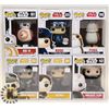 Image 1 : LOT OF 6 ASSORTED FUNKO POP VINYL FIGURES.