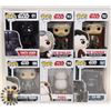 Image 1 : LOT OF 6 ASSORTED FUNKO POP VINYL FIGURES.