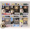 Image 1 : LOT OF 6 ASSORTED FUNKO POP VINYL FIGURES.