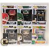 Image 1 : LOT OF 6 ASSORTED FUNKO POP VINYL FIGURES.