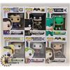 Image 1 : LOT OF 6 ASSORTED FUNKO POP VINYL FIGURES.