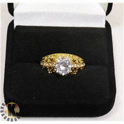 NEW GOLD PLATED RING SIZE 7