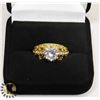 Image 1 : NEW GOLD PLATED RING SIZE 7