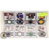 Image 1 : LOT OF 8 UPPERDECK GAME JERSEY CARDS 15-16 INCL