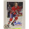 Image 1 : GUY LAFLEUR AUTOGRAPHED MONTREAL CANADIENS POST