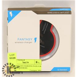 WIRELESS LED CHARGING PADS FOR IPHONE & ANDROID.
