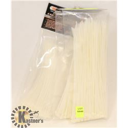 3 NEW PACKS OF CABLE/ZIPTIES/ 100 PER