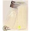 Image 1 : 3 NEW PACKS OF CABLE/ZIPTIES/ 100 PER