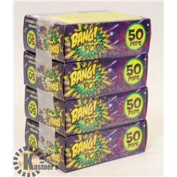4 PACKS BANG! POPS / 50 PER PACK