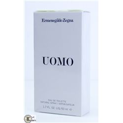 MENS UOMO BY ERMENEGILDO ZEGNA 50ML COLOGNE.