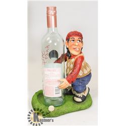 GOLFER THEME WINE BOTTLE HOLDER