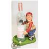 Image 1 : GOLFER THEME WINE BOTTLE HOLDER