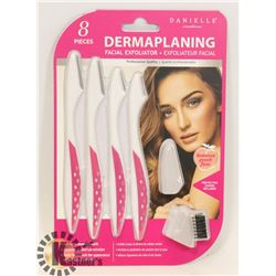 NEW 8PC DERMAPLANING FACIAL EXFOLIATOR SET