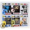 Image 1 : LOT OF 6 ASSORTED FUNKO POP VINYL FIGURES.