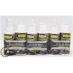 LOT OF 3 PAIRS OF HYDZ LEATHER CARE KIT