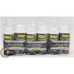 LOT OF 3 PAIRS OF HYDZ LEATHER CARE KIT