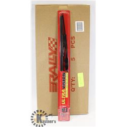 PACK OF 5 NEW 18" WIPER BLADES
