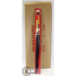 PACK OF 5 NEW 22" ULTRA VISION WIPER BLADES