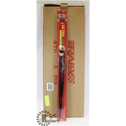 PACK OF 5 NEW 24" ULTRA VISION WIPER BLADES
