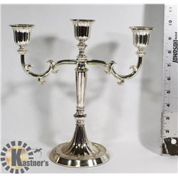 SILVER PLATED CANDELABRA MADE IN ENGLAND
