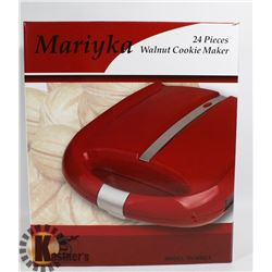NEW WALNUT COOKIE MAKER - RED.