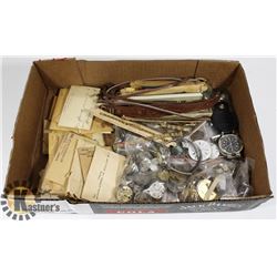 ANTIQUE ESTATE WATCH MAKERS PARTS, STRAPS AND MORE