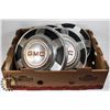 Image 1 : 5 VINTAGE GMC HUBCAPS.