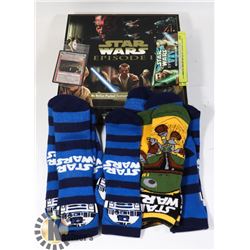 STAR WARS EPISODE GAME & SEALED STAR WARS TRADING