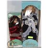 Image 1 : PAIR OF GENUINE PORCELAIN DOLLS